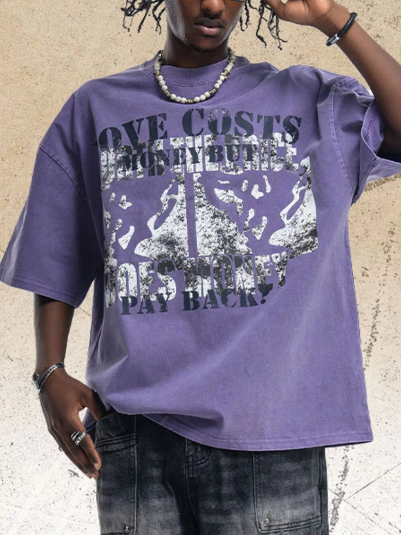 Men's Vintage Washed Graphic Short Sleeve T-Shirt