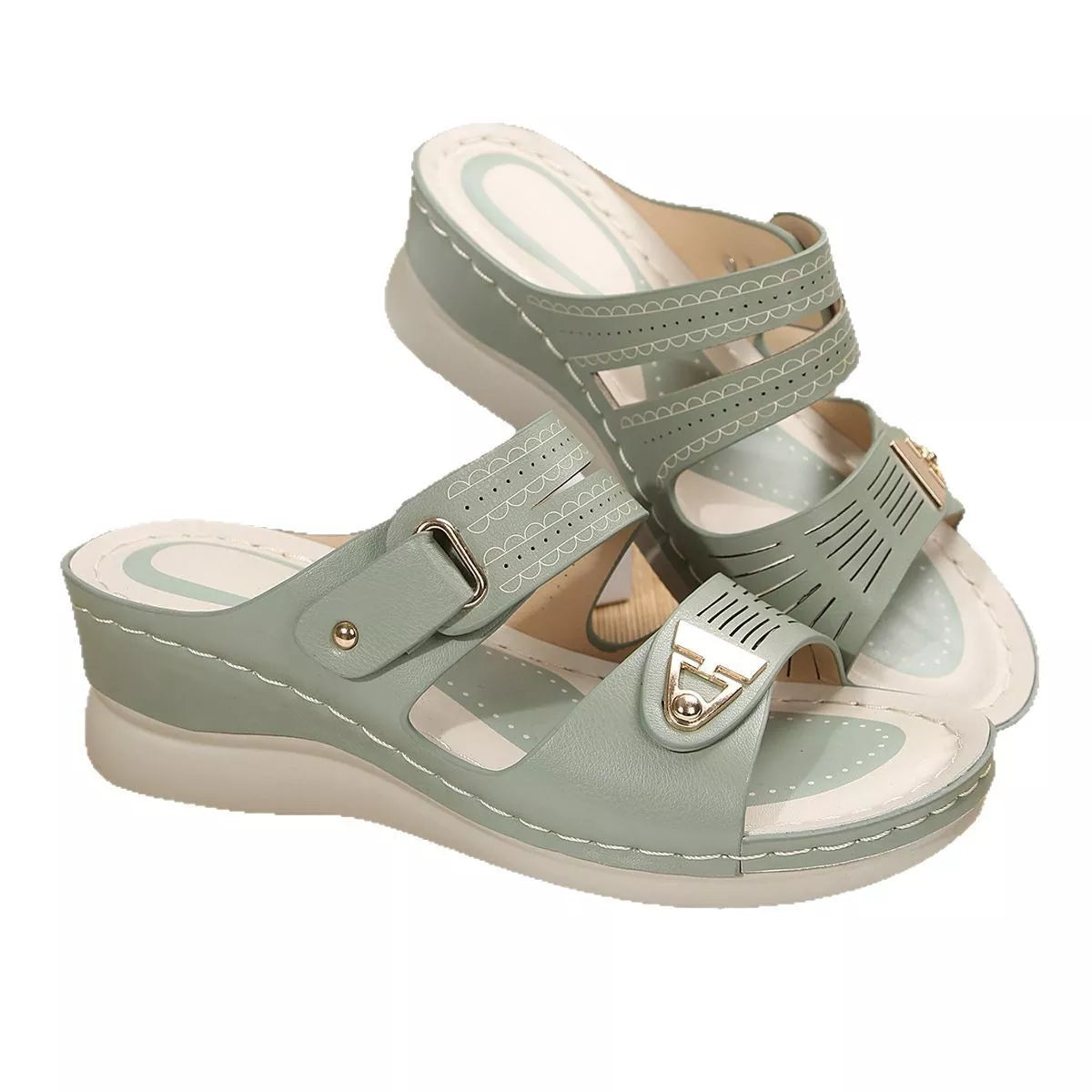 Open Toe Wedge Sandals