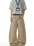 Men's Full Size Wide Leg Pants with Pockets Plus Size