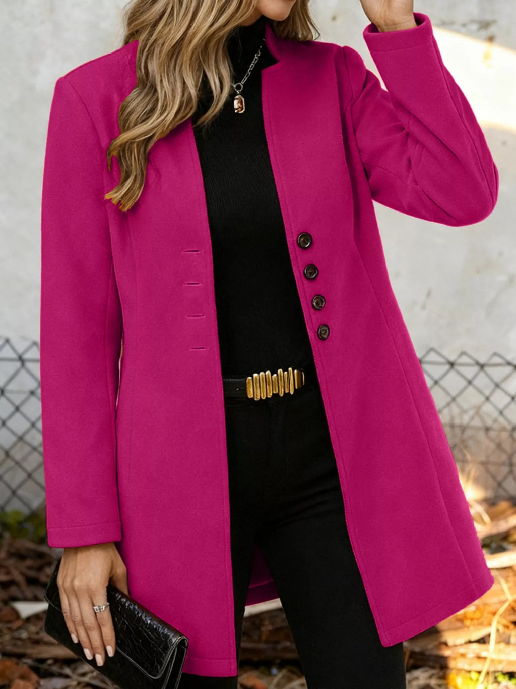 Button-Down Longline Outerwear