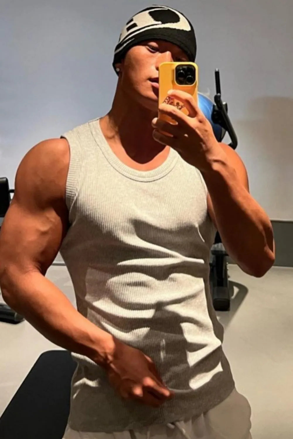 Men's Plus Size Round Neck Tank