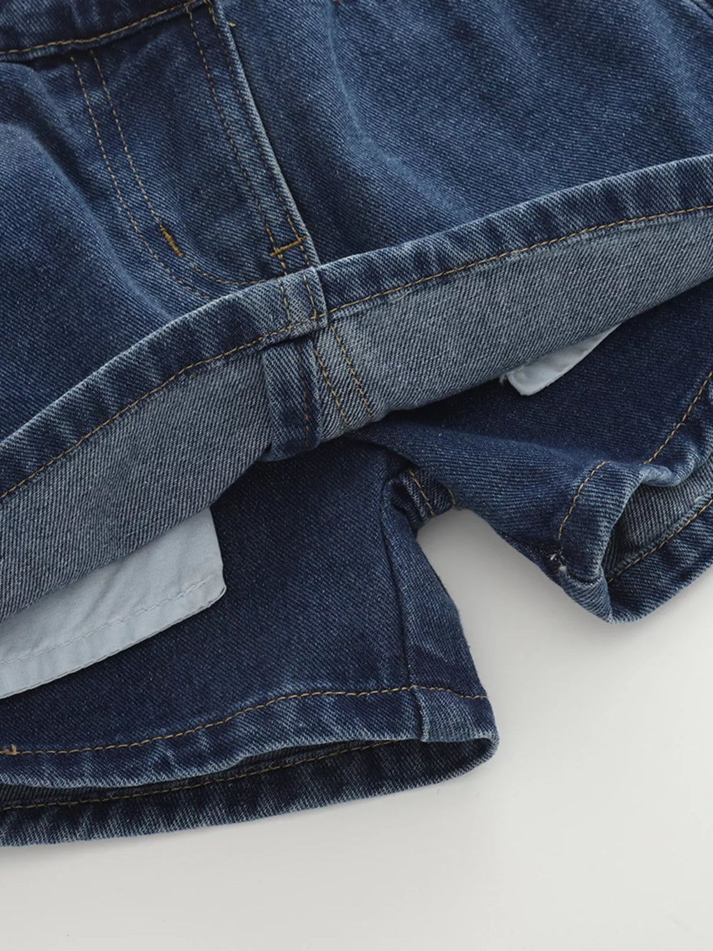 Children's Asymmetrical Denim Skort
