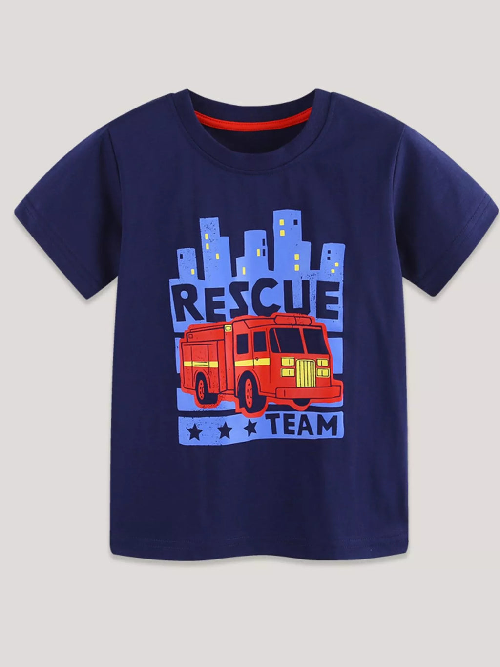 Children's Rescue Team Graphic Short Sleeve T-Shirt