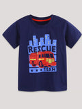 Children's Rescue Team Graphic Short Sleeve T-Shirt