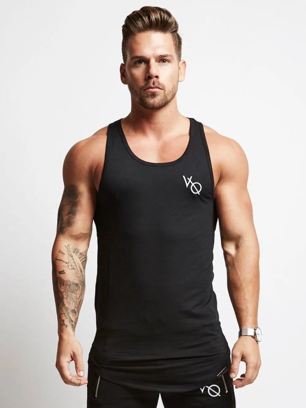 Men's Round Neck Racerback Tank