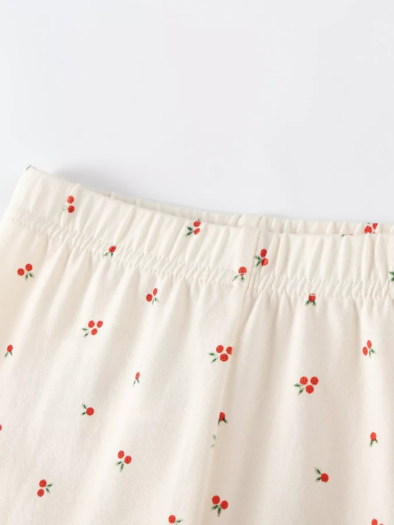 Children's Bunny Embroidered Top & Capri Leggings Set