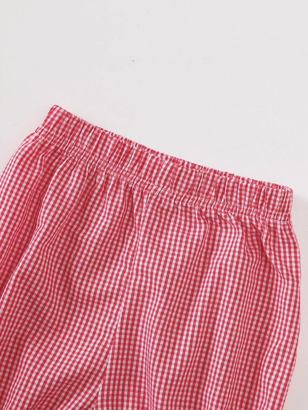 Children's Gingham 'LOVE' Top and Shorts Set