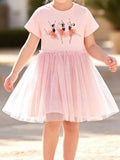 Children's Ballerina Short Sleeve Tulle Dress