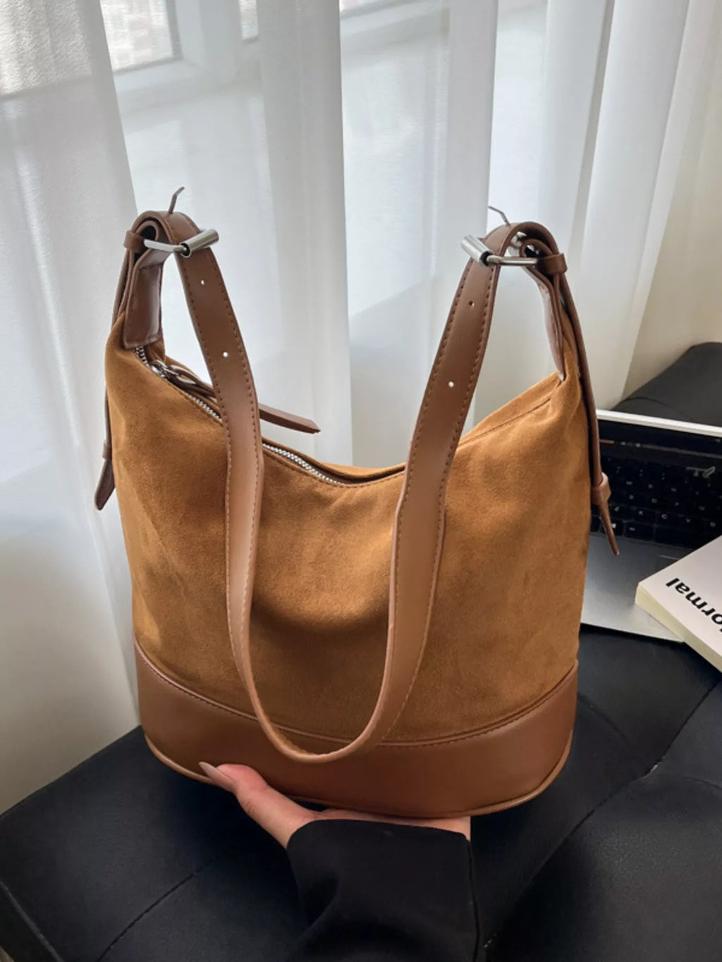 Adjustable Strap Tote Bag