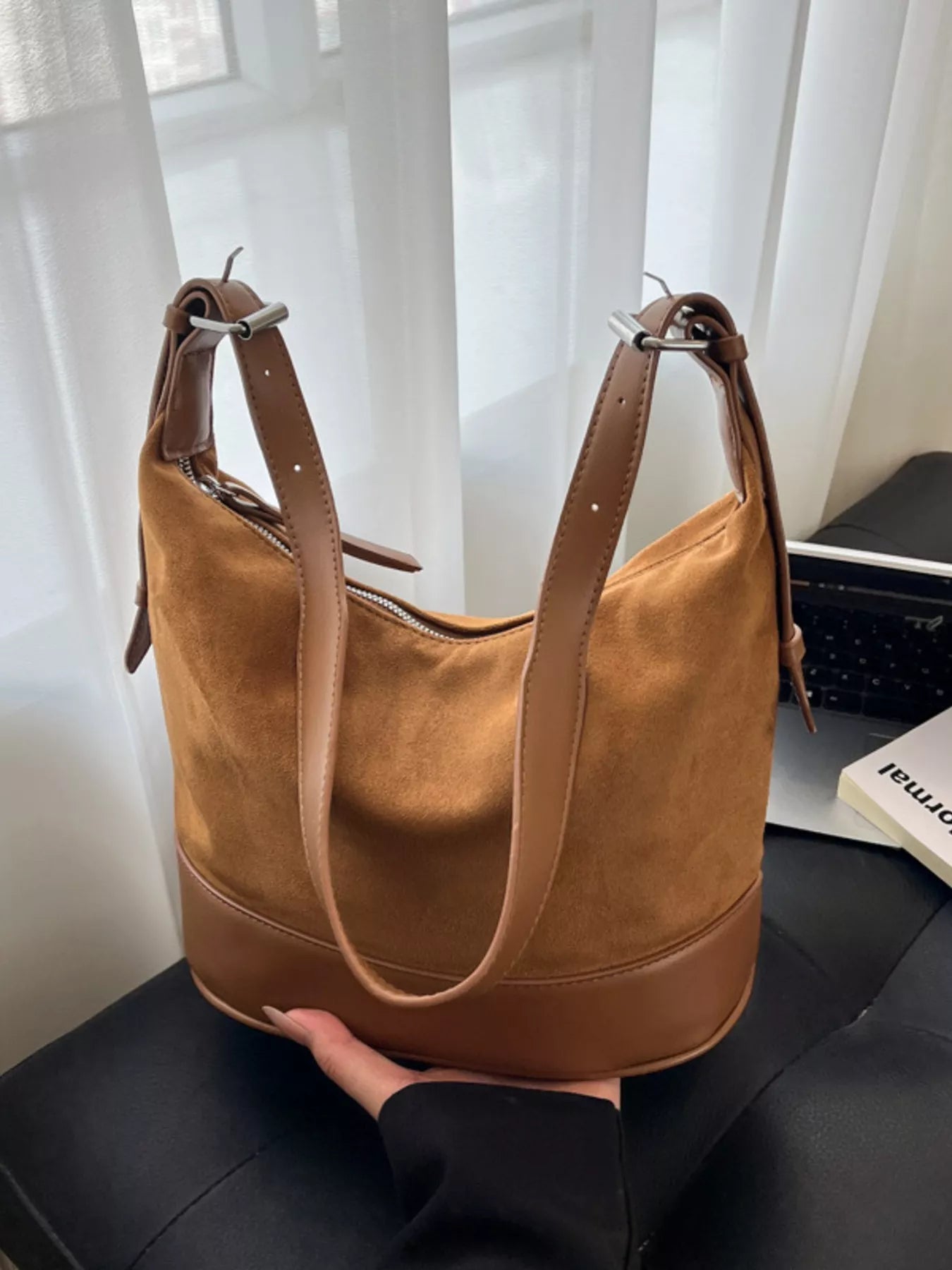 Adjustable Strap Tote Bag
