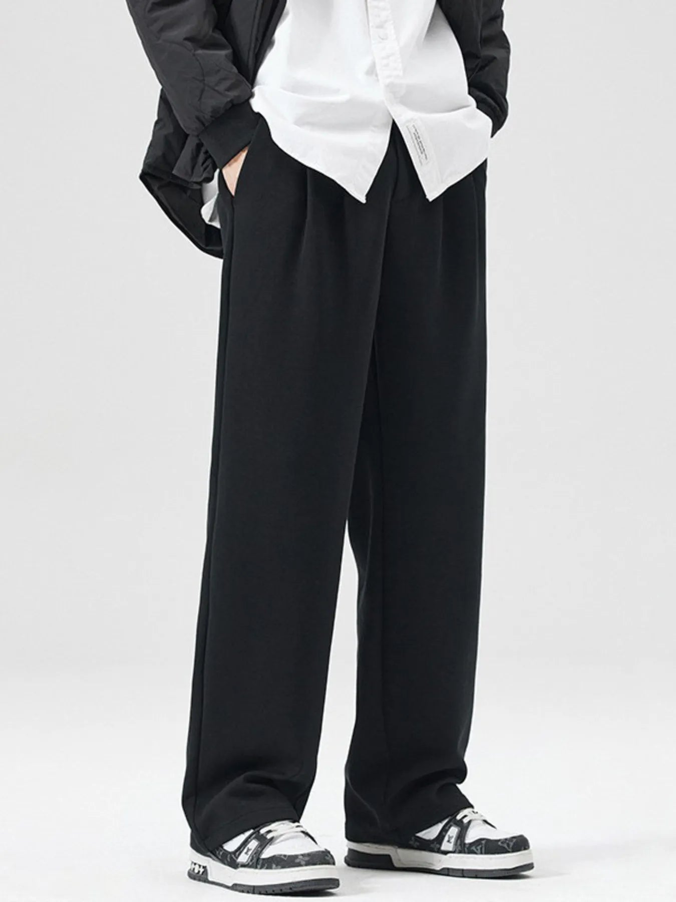 Men's Full Size Casual Loose-Fit Pants Plus Size