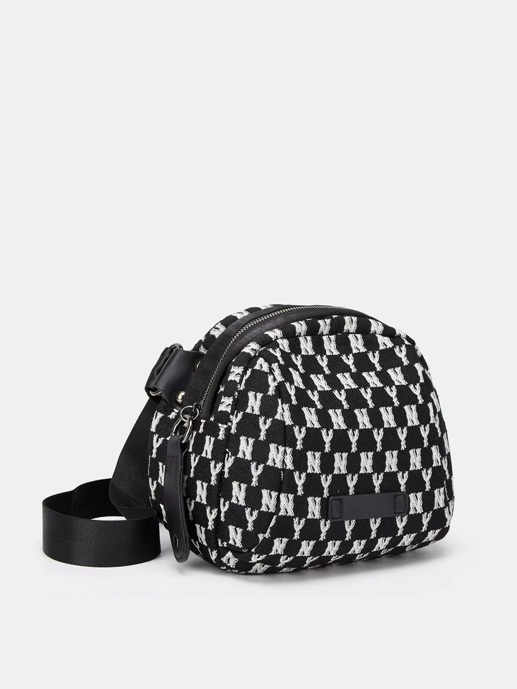 NY Pattern Canvas Crossbody Bag