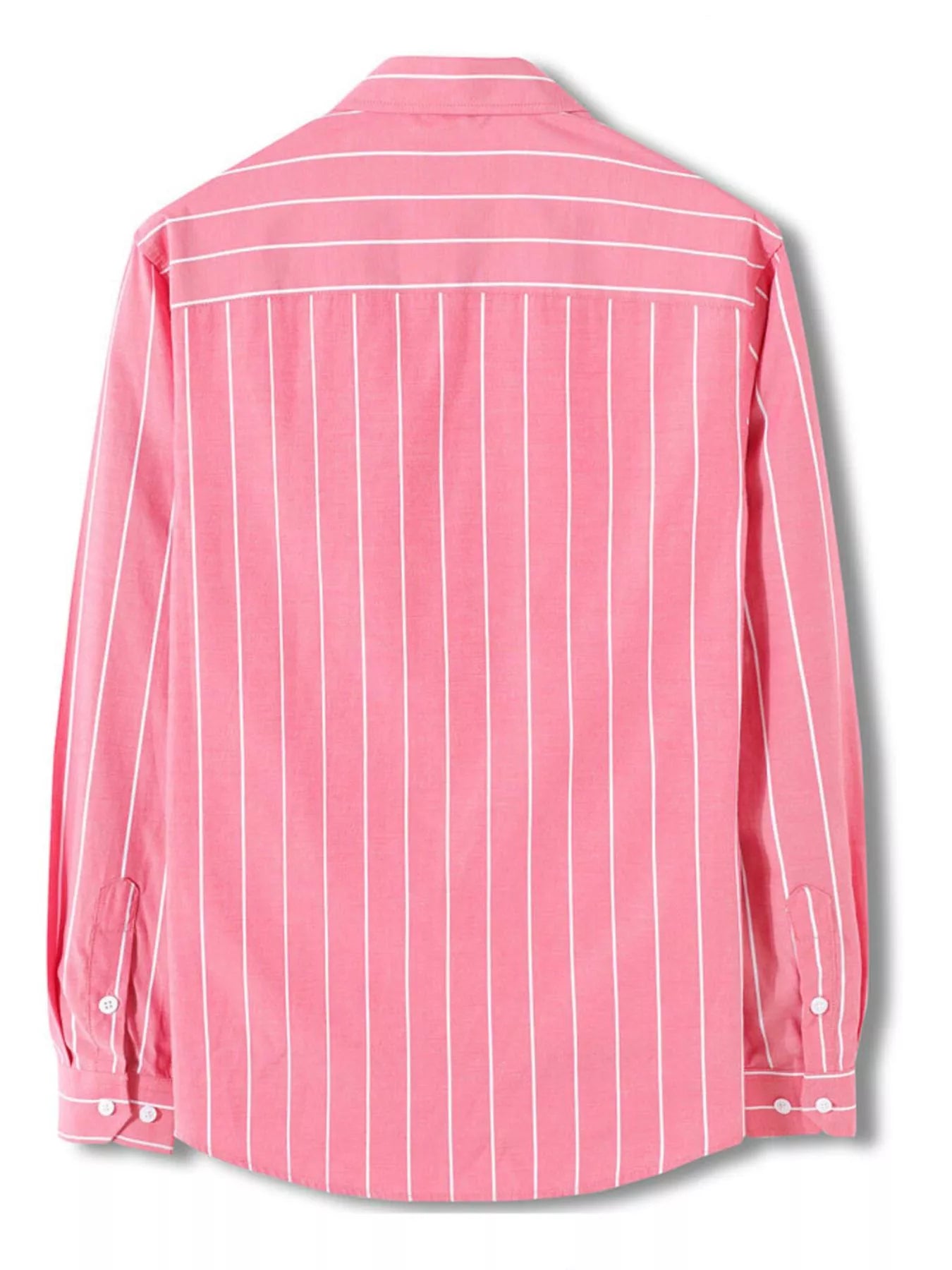 Men's Plus Size Classic Striped Long Sleeve Shirt