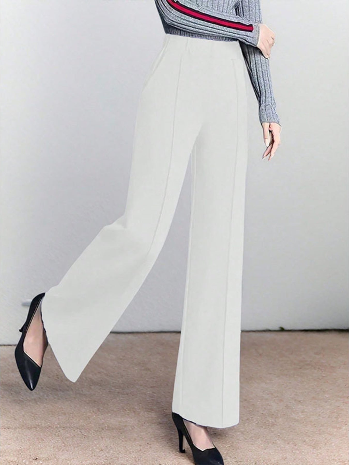 High-Waisted Wide Leg Pants