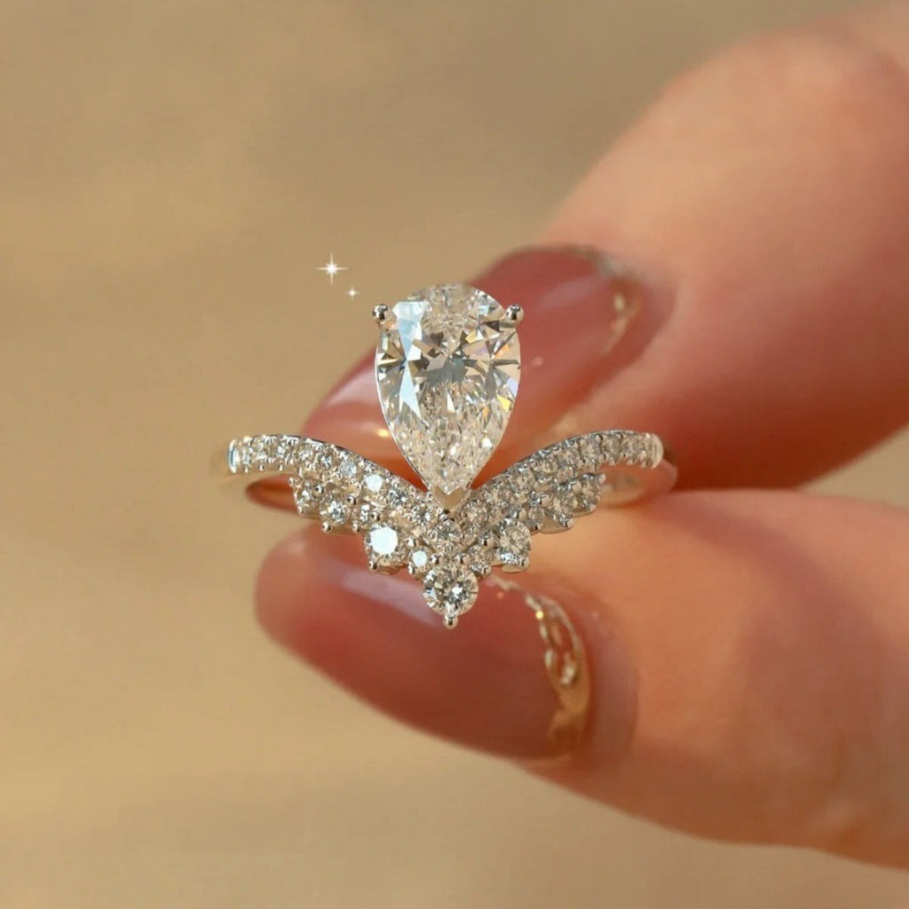 1.5 Carat Moissanite 925 Sterling Silver Ring