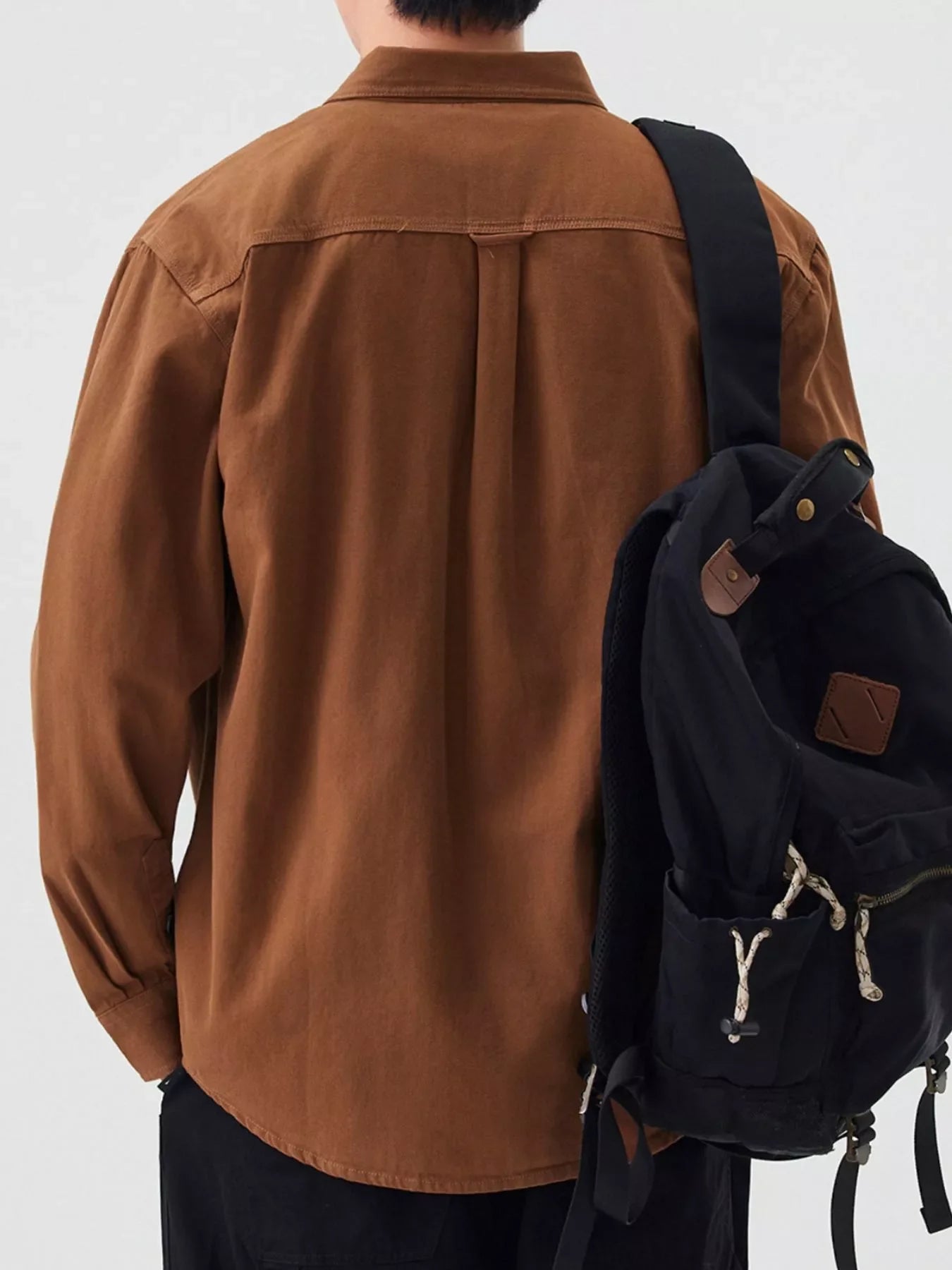 Men's Plus Size Casual Button Up Shirt