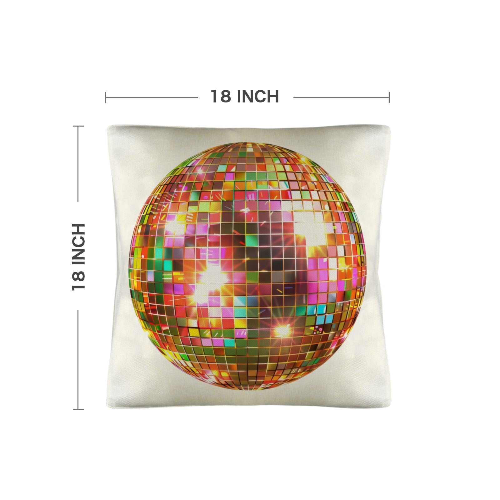 Baha Ranch Disco Ball Pillow Case Made in America