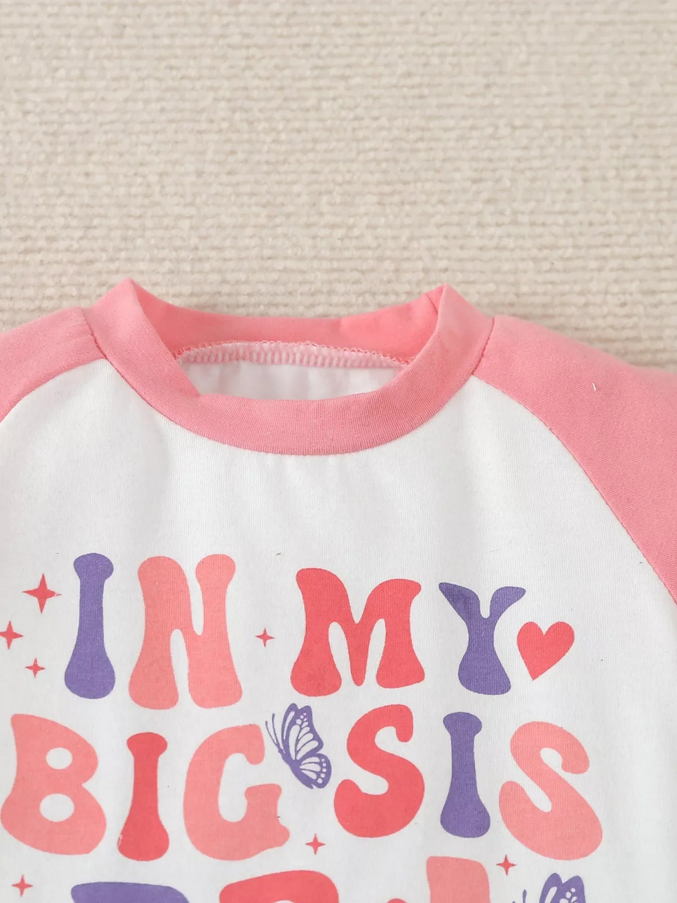 Children's Letter Graphic Tee and Shorts Set