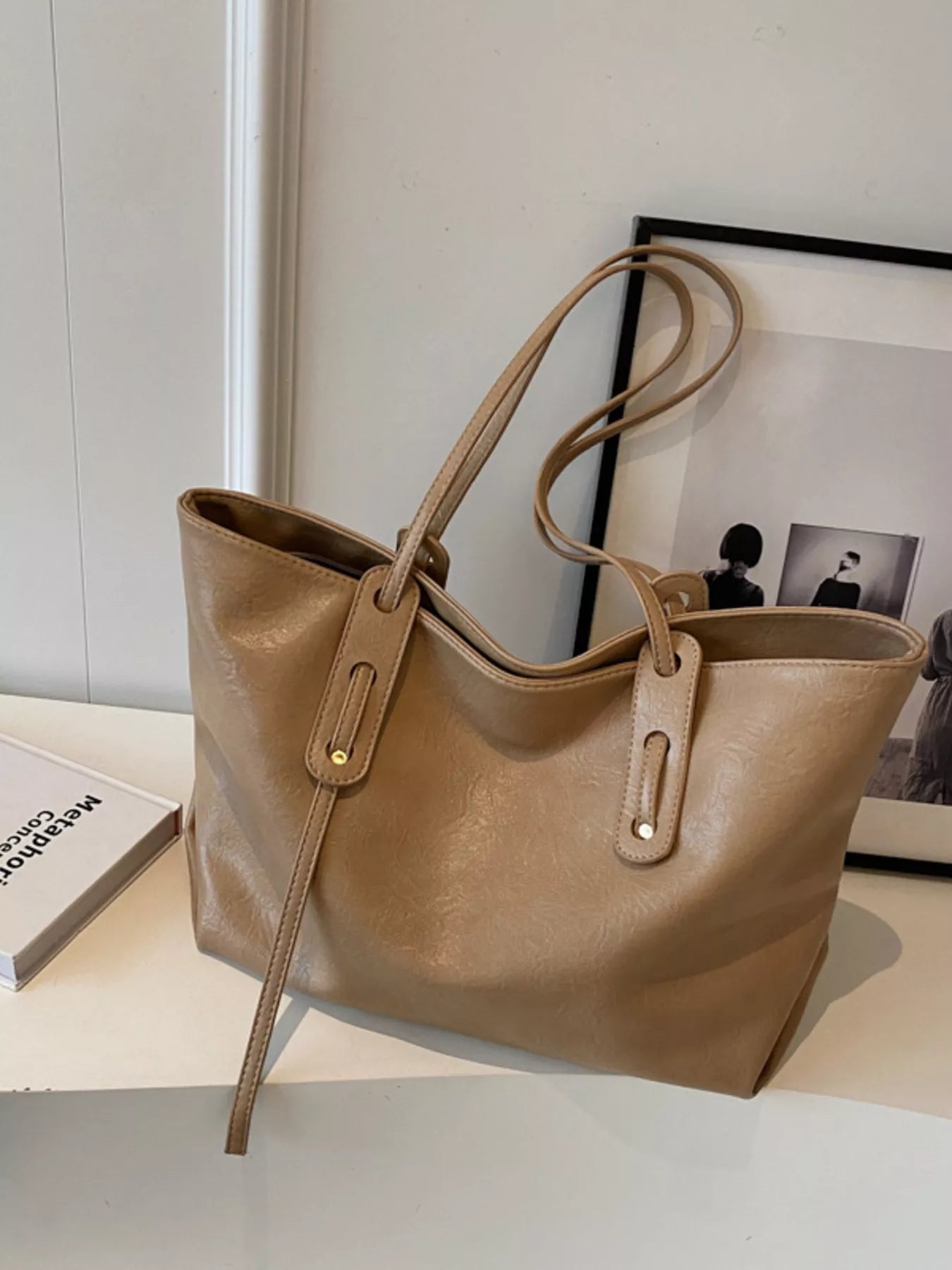 PU Leather Shoulder Bag