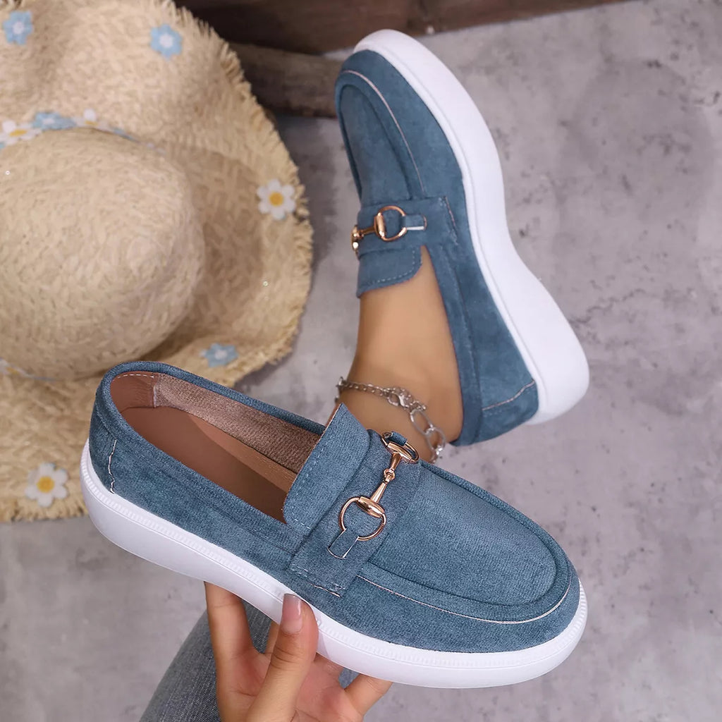 Round Toe Slip-Ons