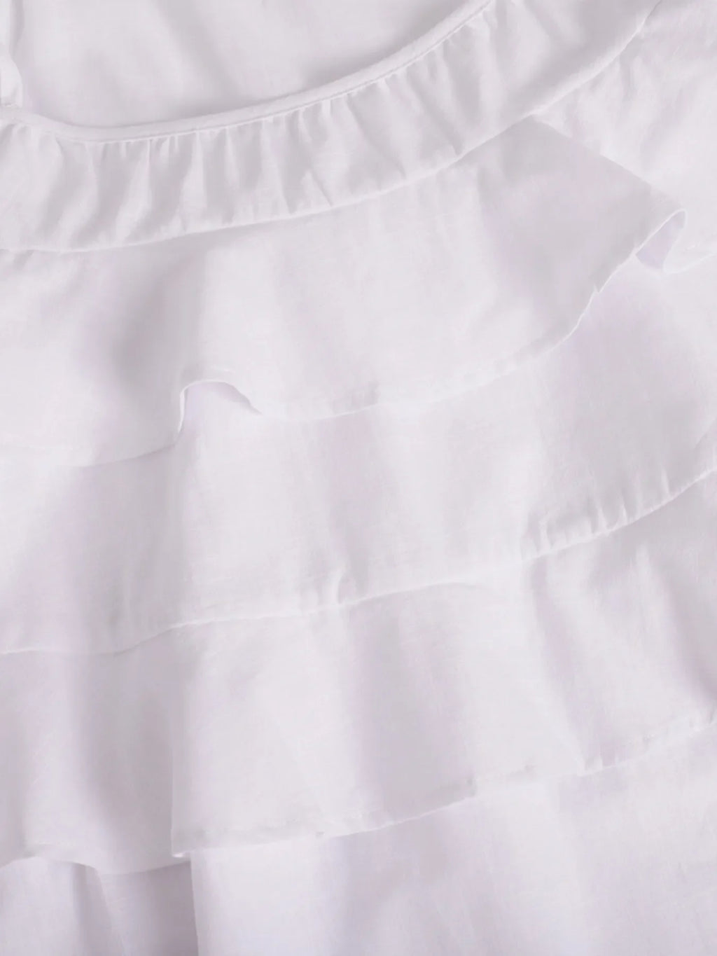 Ruffle Layered Tie Shoulder Cami Dress