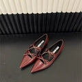 Bow Point Toe Block Heels Pumps