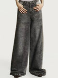 Men's Vintage Washed Wide Leg Jeans