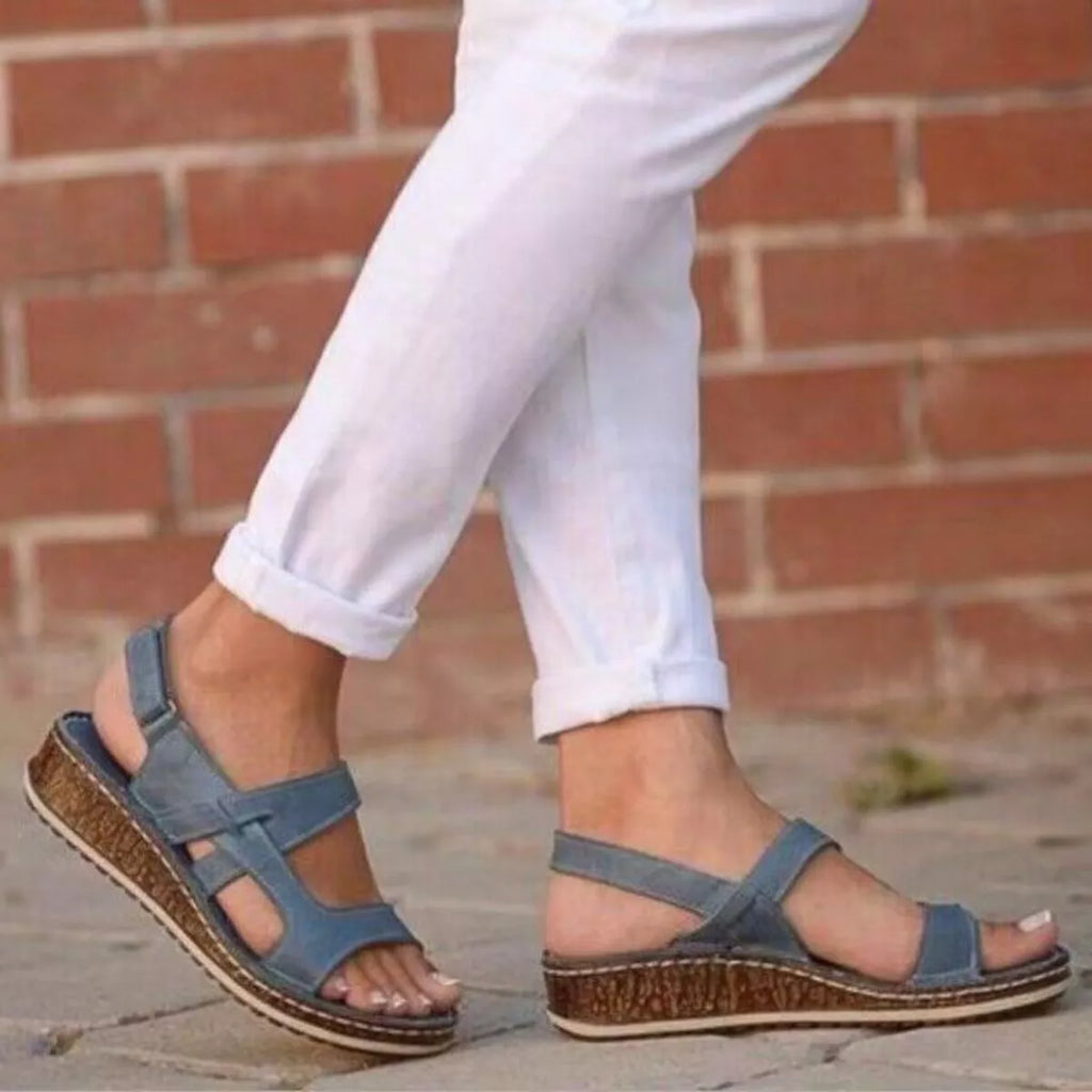 Open Toe Wedge Sandals