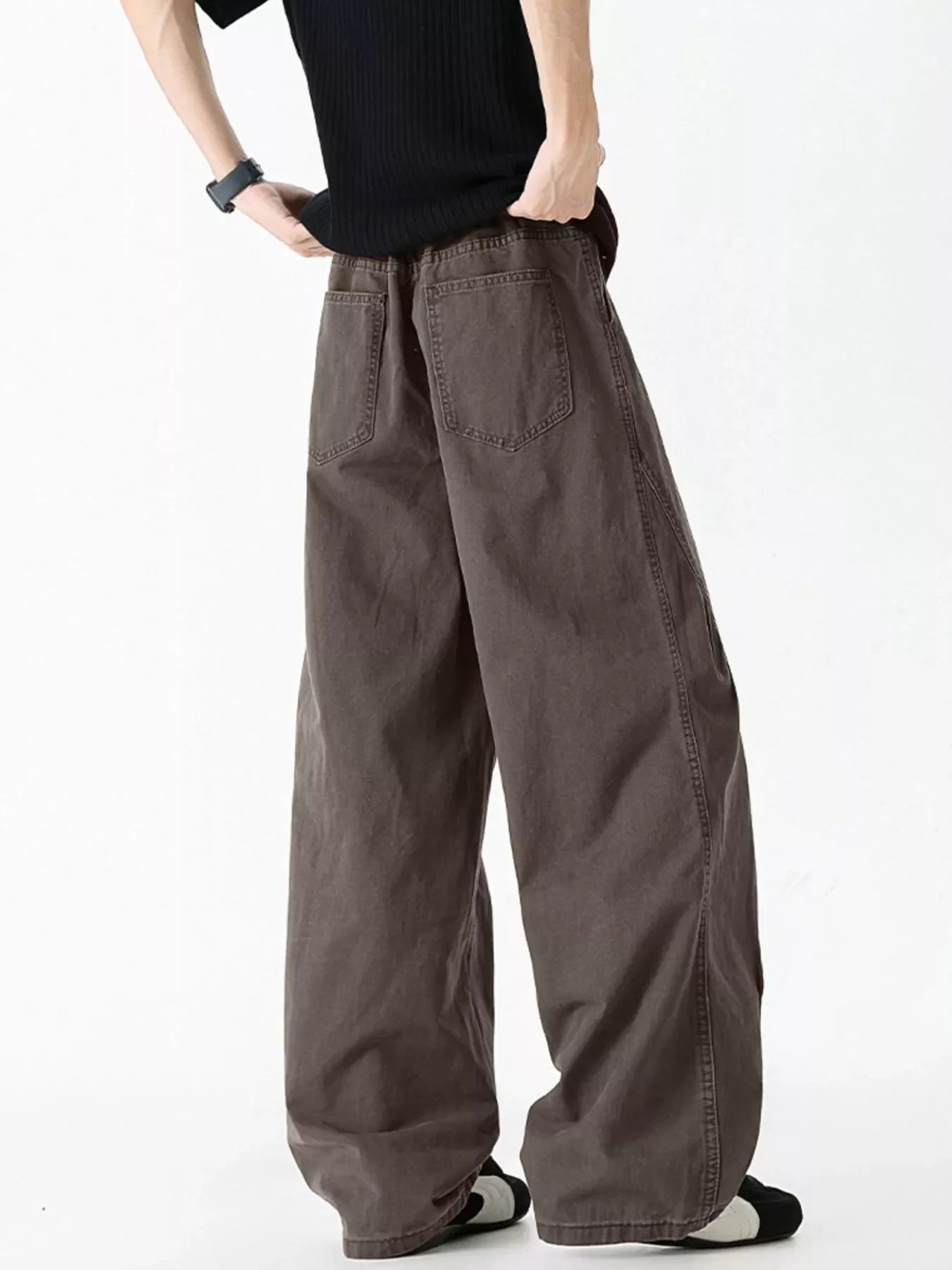 Men's Full Size Wide Leg Jeans Plus Size
