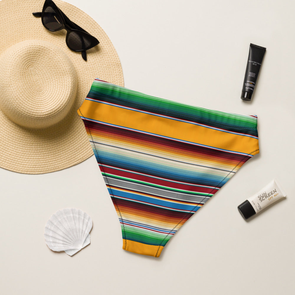 Baha Ranch Yeehaw Mustard Serape Bikini Bottom