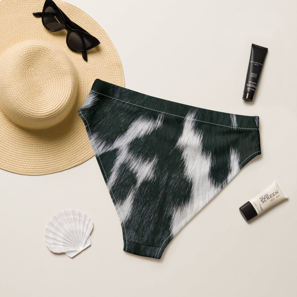 Baha Ranch Yeehaw Cow Print Bikini Bottom