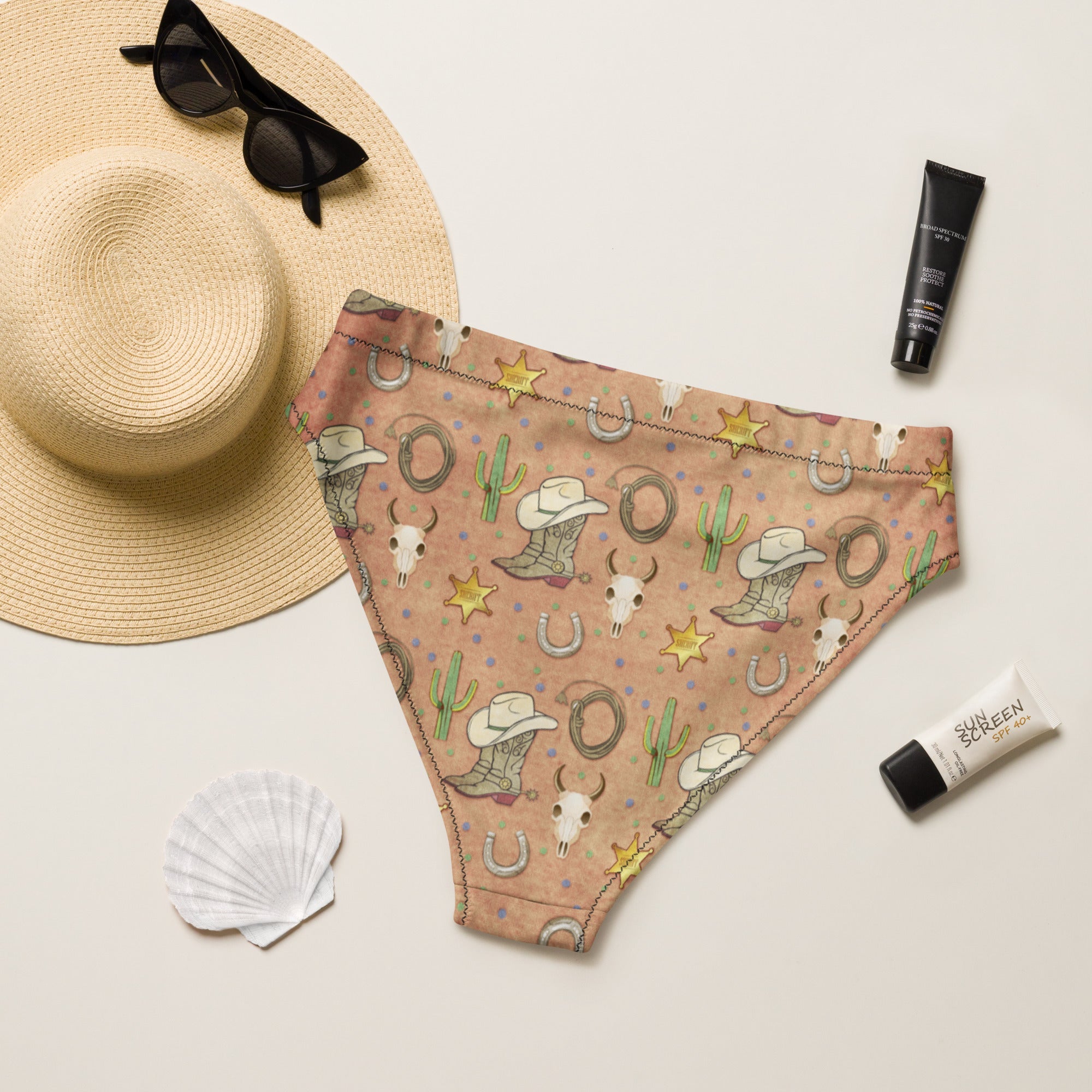 Baha Ranch Yeehaw Desert Symbols Bikini Bottom