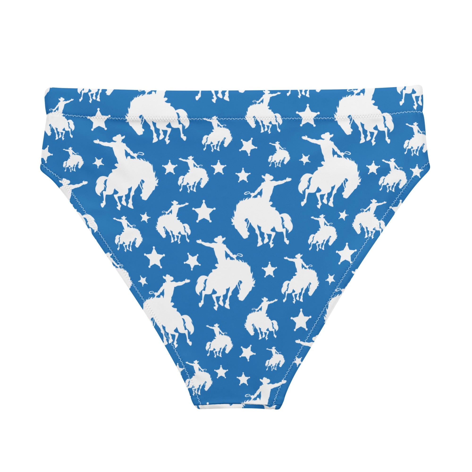 Baha Ranch Yeehaw Blue Rodeo Cowboy Bikini Bottom