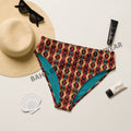 Baha Ranch Yeehaw Rust Aztec Bikini Bottom