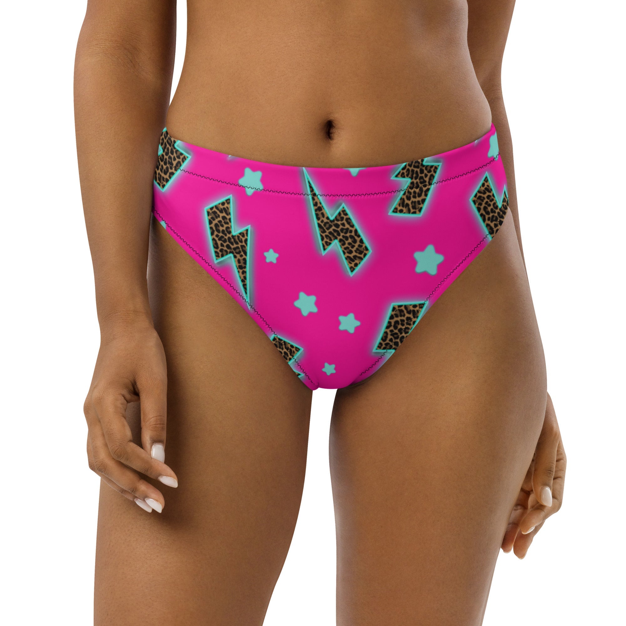 Baha Ranch Yeehaw Leopard Lightning Bikini Bottom