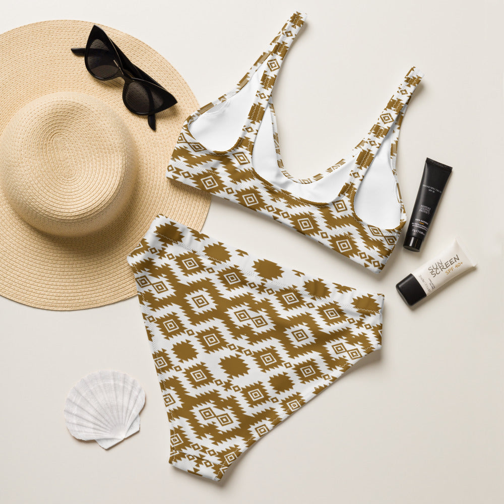 Baha Ranch Yeehaw Brown Aztec Bikini