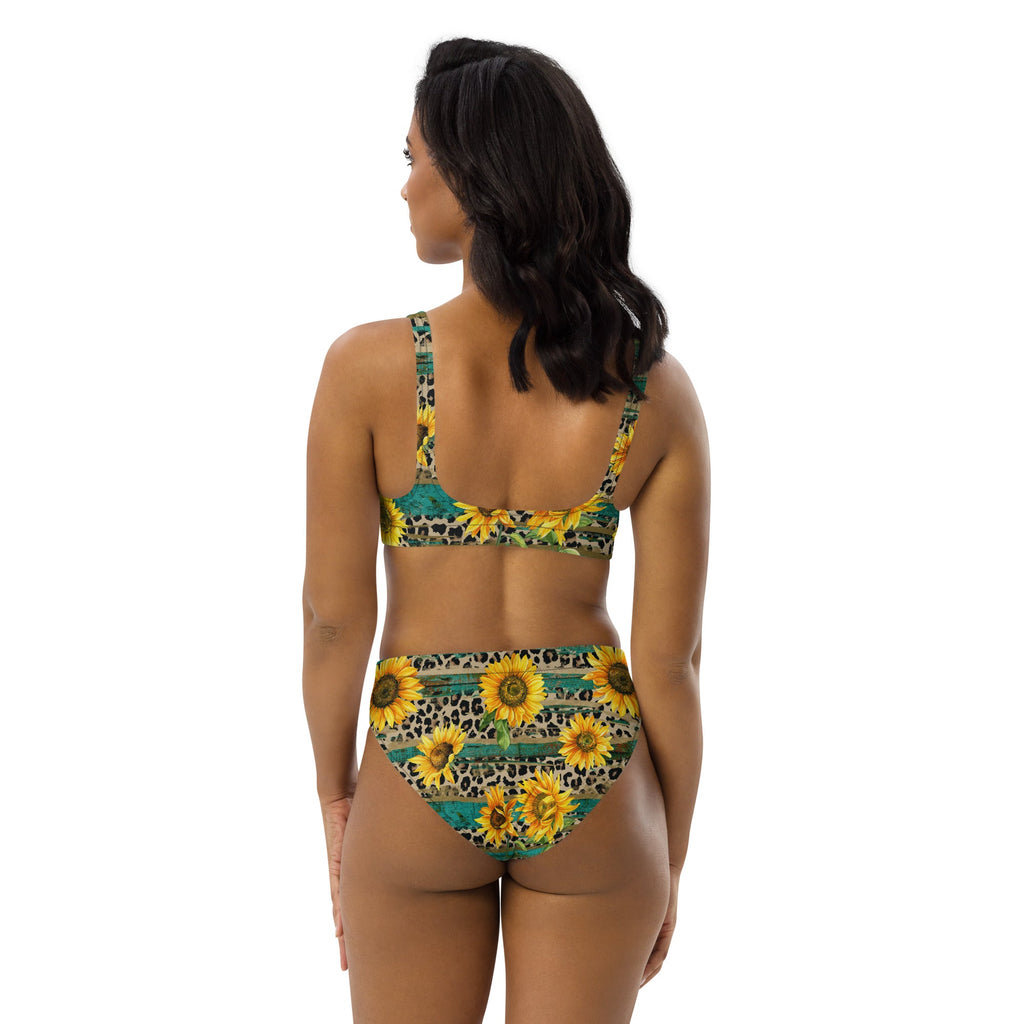 Baha Ranch Yeehaw Leopard & Sunflower Bikini