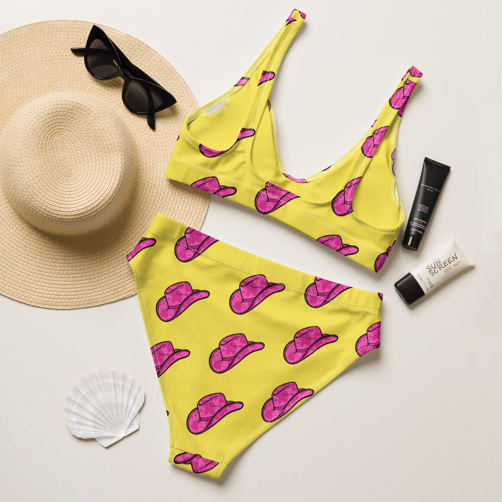 Baha Ranch Yeehaw Pink Hat Bikini