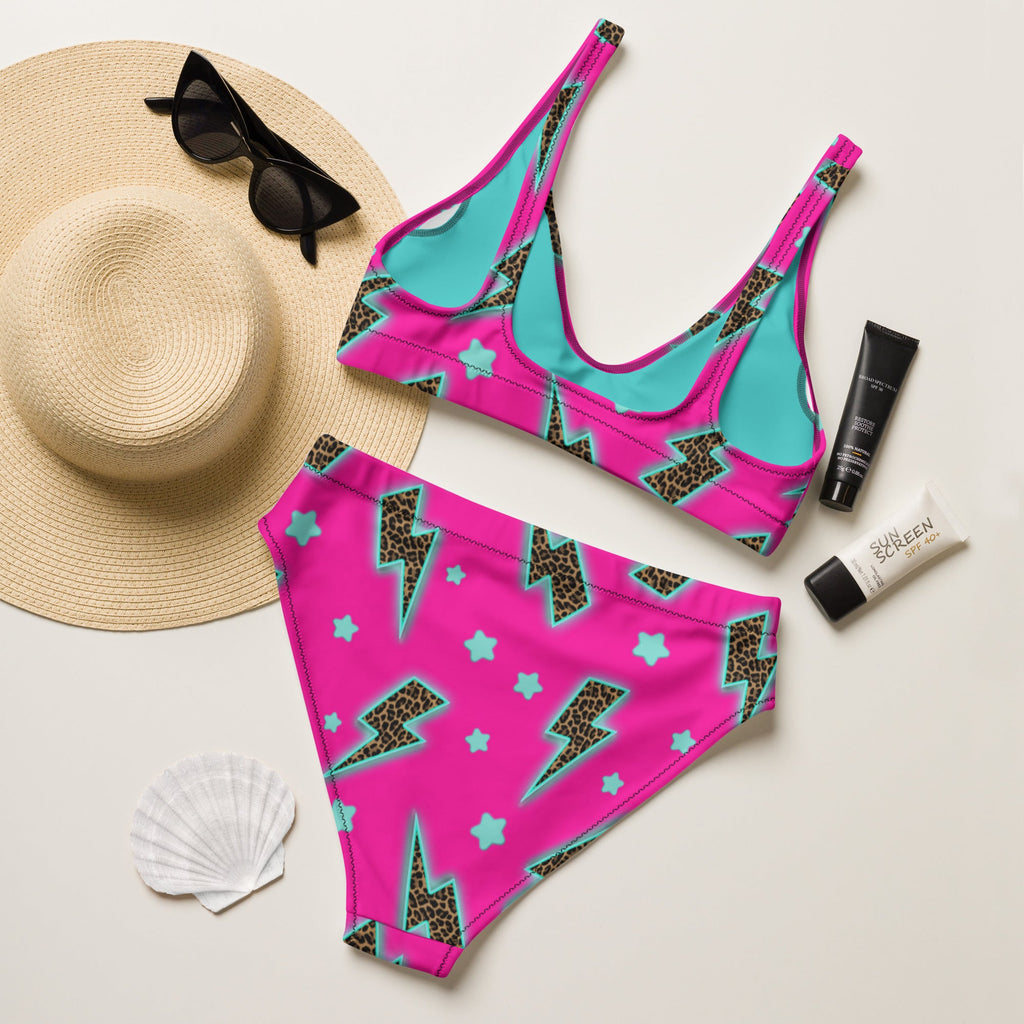 Baha Ranch Yeehaw Leopard Lightning Bikini