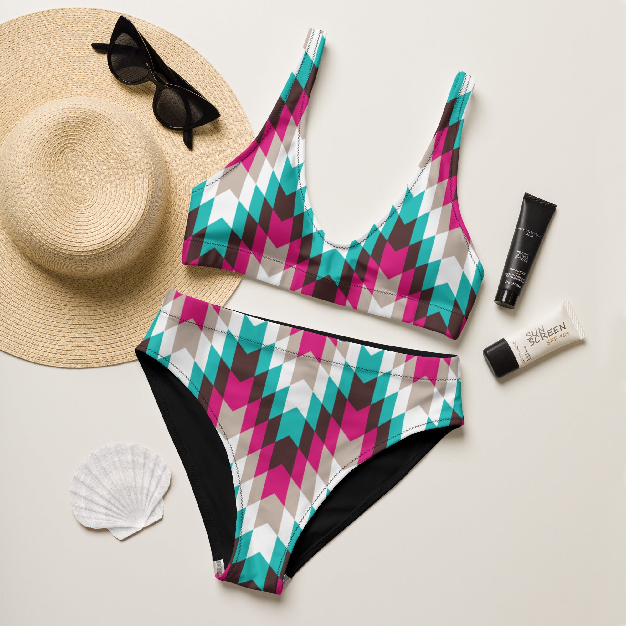 Baha Ranch Yeehaw Mullet Cowboy Aztec Bikini