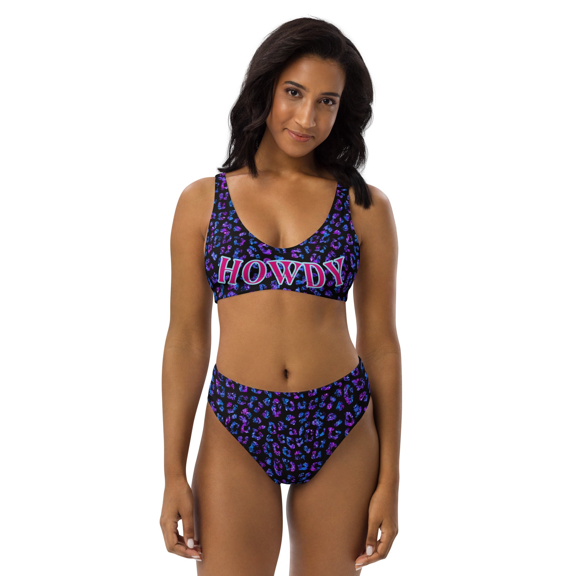 Baha Ranch Yeehaw Howdy Leopard Bikini