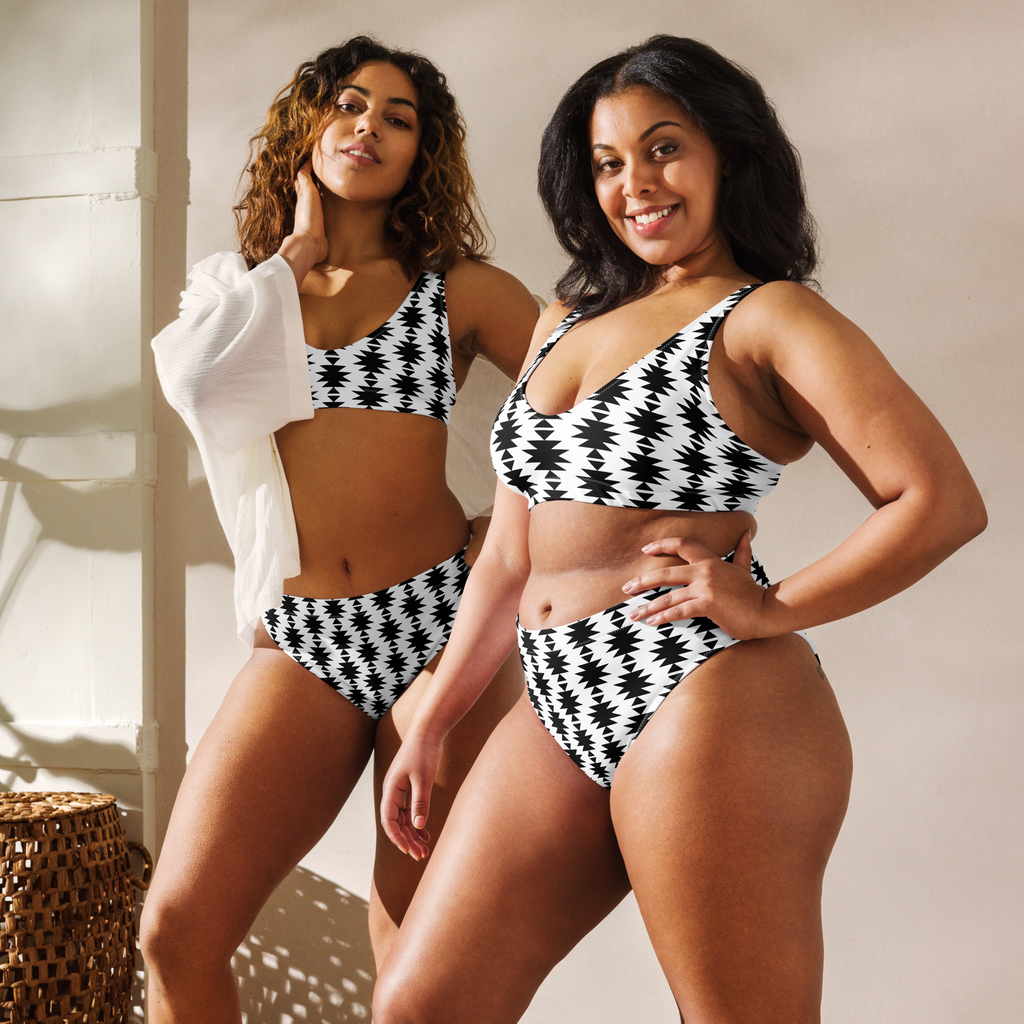 Baha Ranch Yeehaw White Aztec Bikini