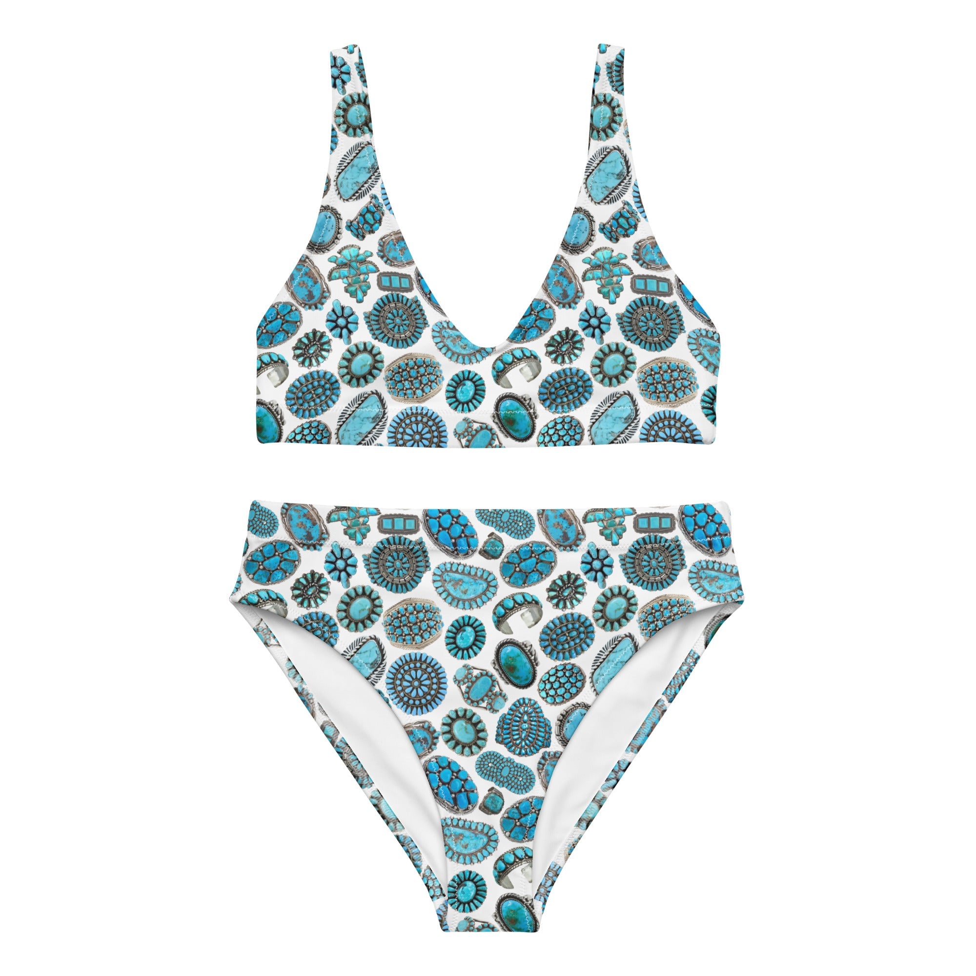 Baha Ranch Yeehaw Turquoise Crazy Bikini