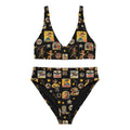 Baha Ranch Yeehaw Vintage Cowgirl Collage Bikini