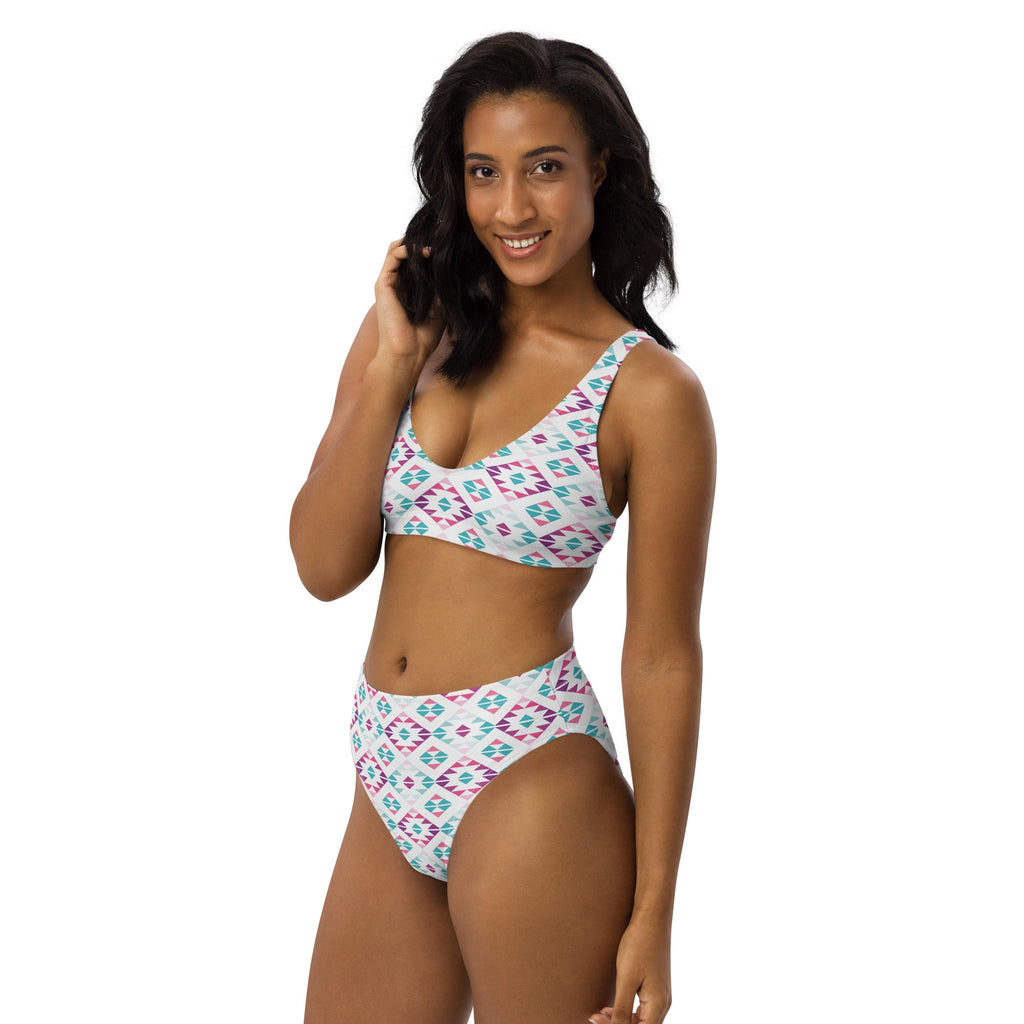 Baha Ranch Yeehaw Pink Turquoise Bikini