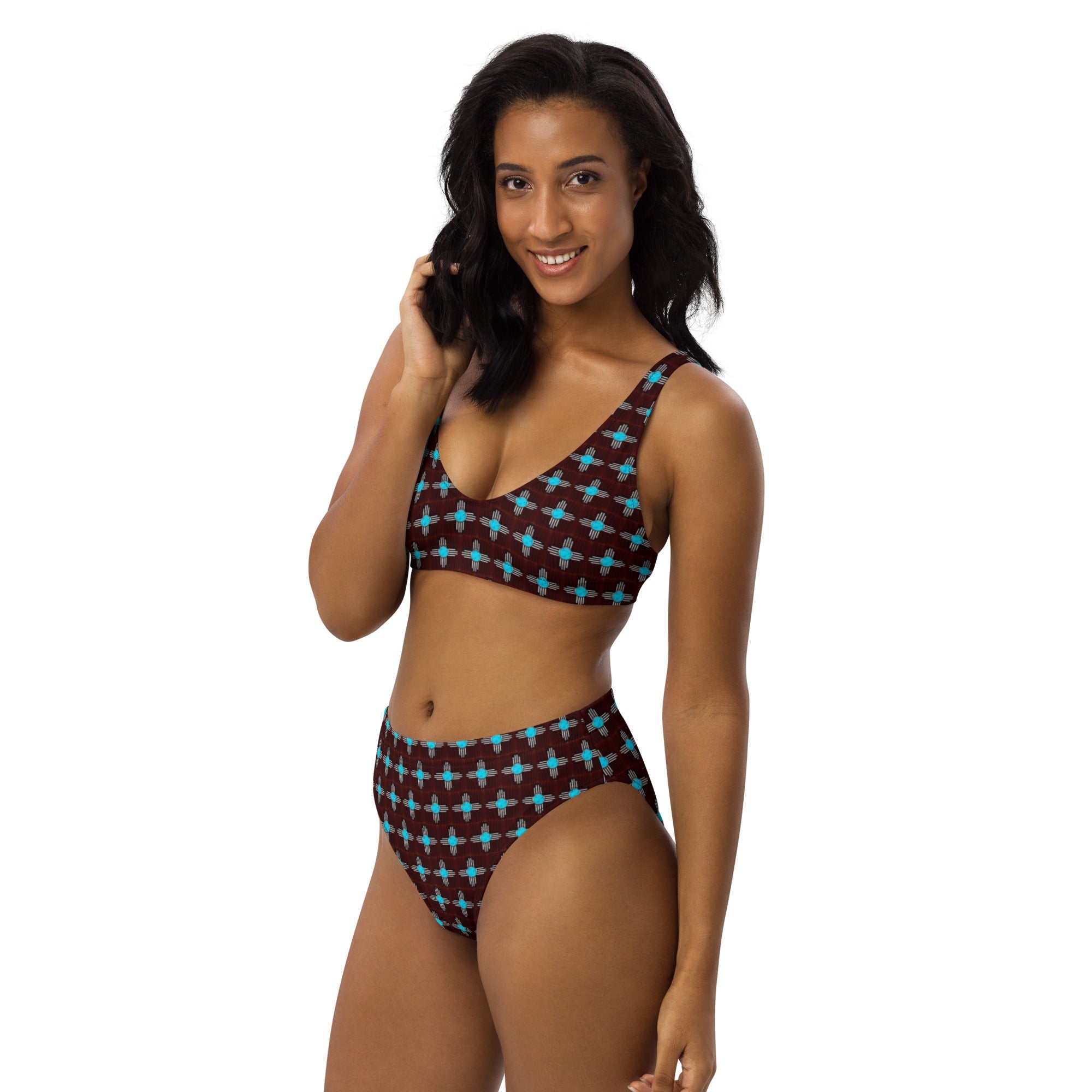Baha Ranch Yeehaw Turquoise Zia Bikini