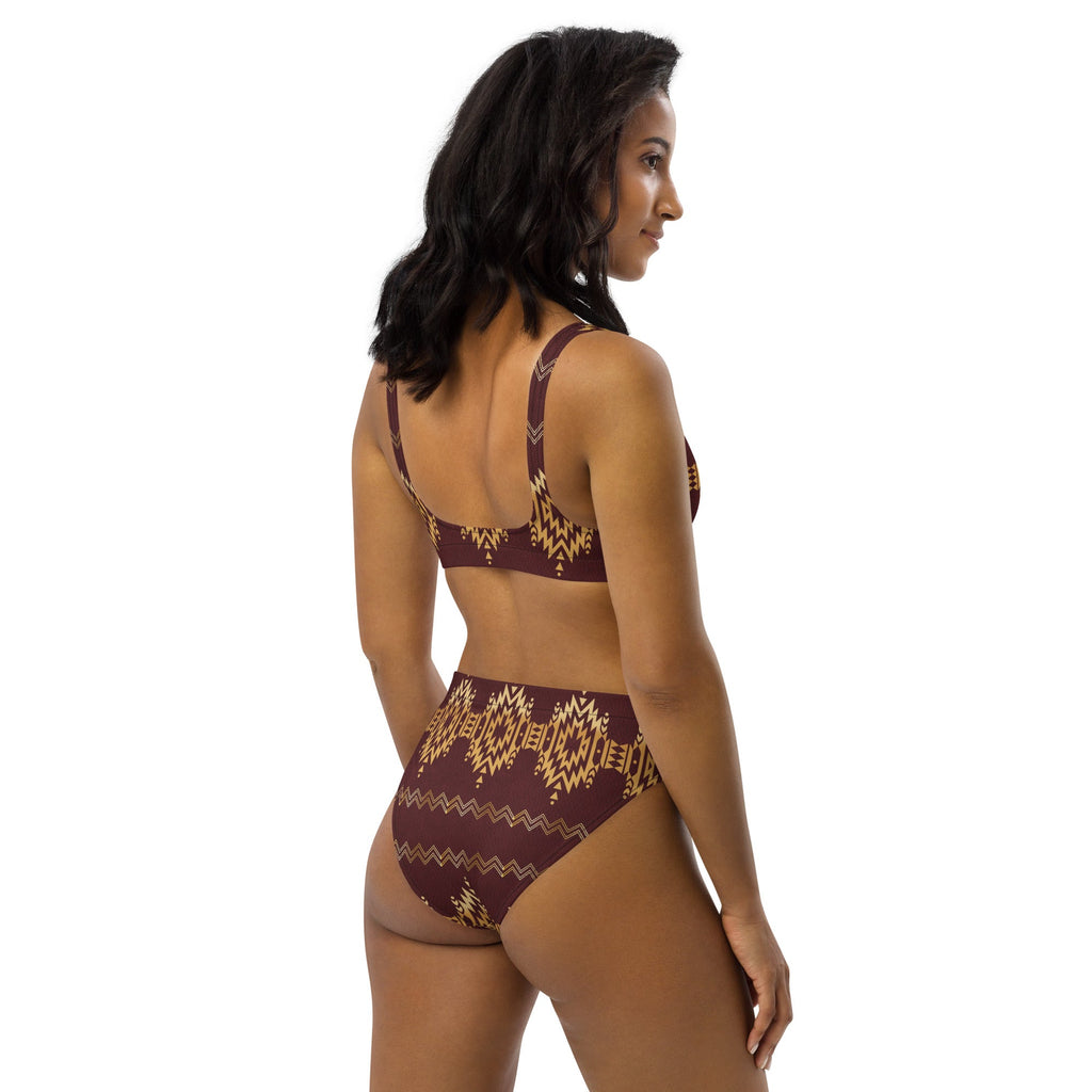 Baha Ranch Yeehaw Gold Aztec Bikini