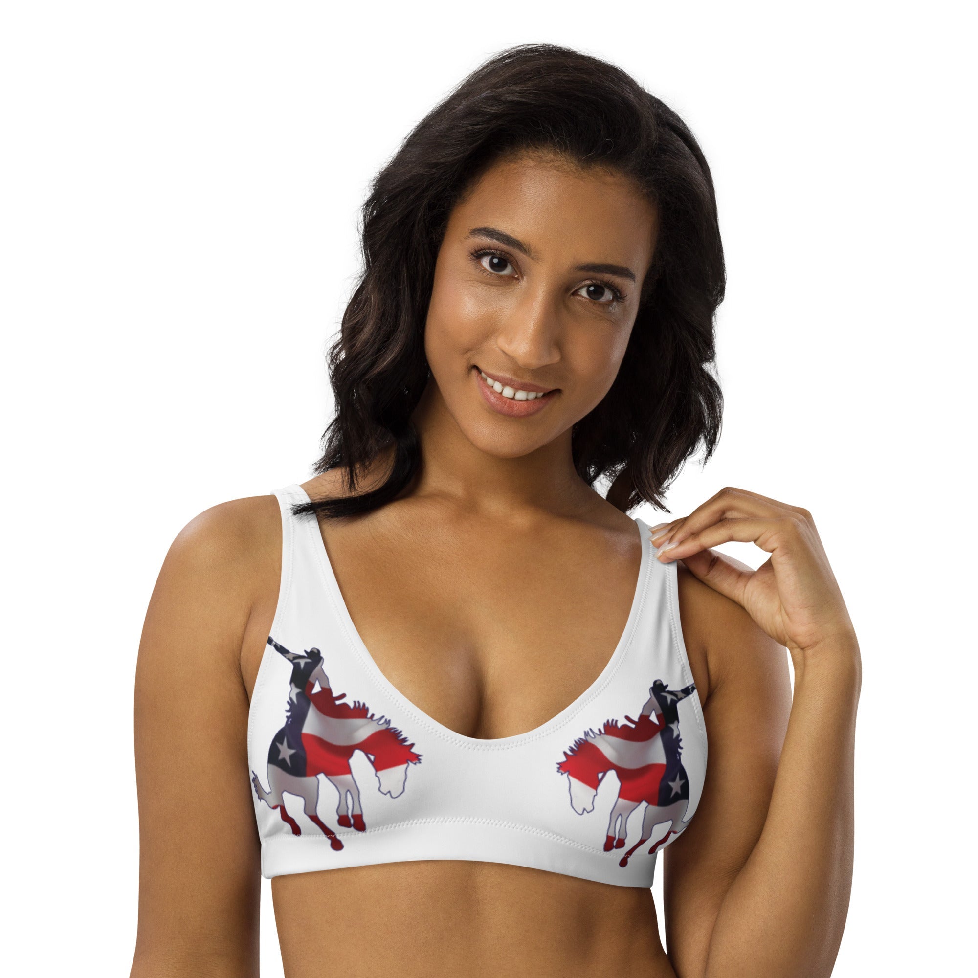 Baha Ranch Yeehaw American Rodeo Bikini Top