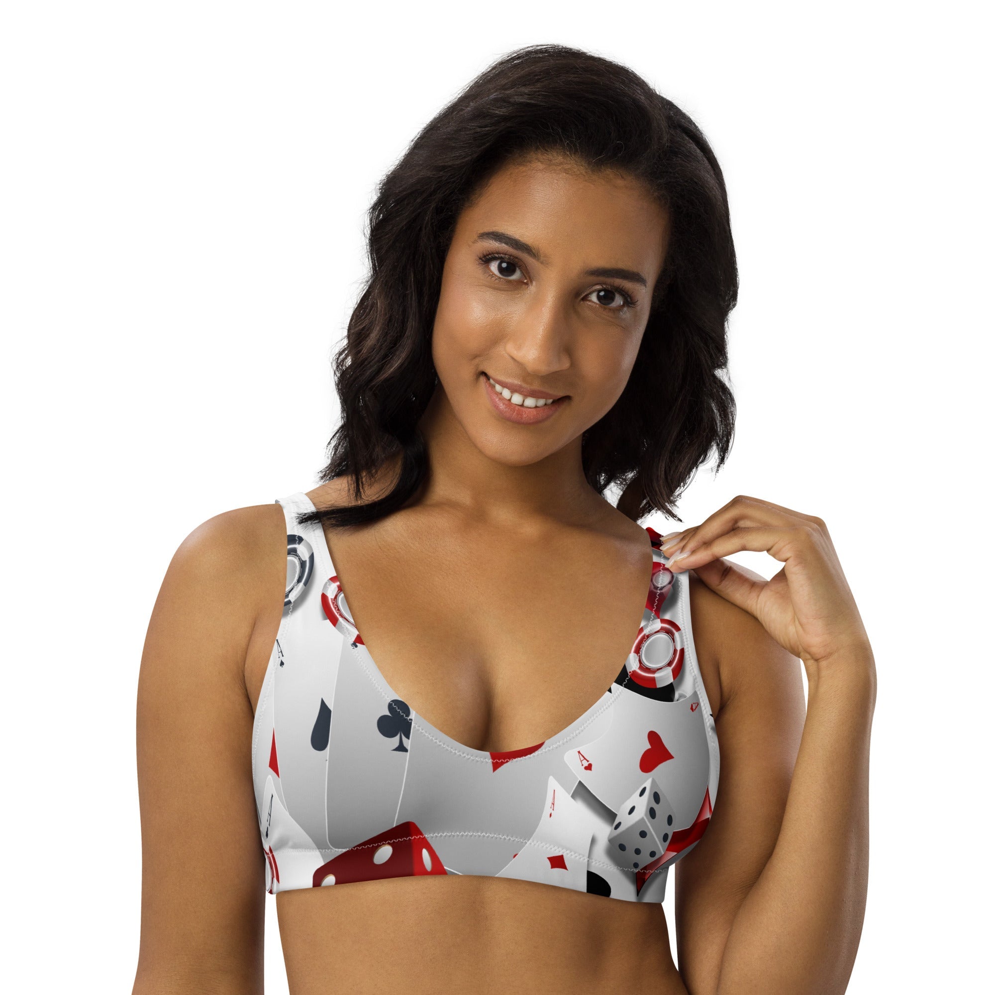 Baha Ranch Yeehaw Lucky In Vegas Bikini Top