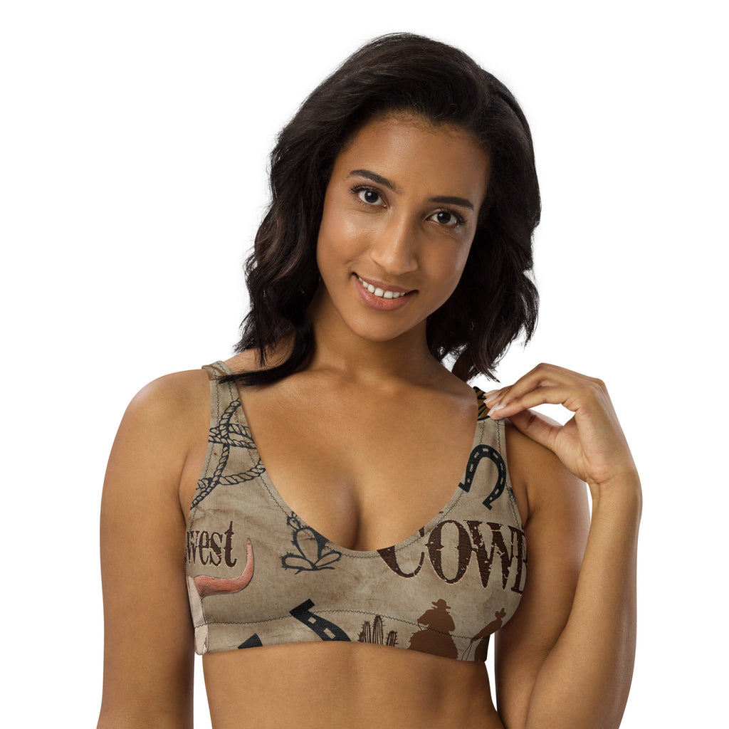 Baha Ranch Yeehaw Ol Cowboy Bikini Top